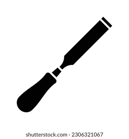 chisel icon vector design template in white background