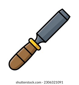 chisel icon vector design template in white background