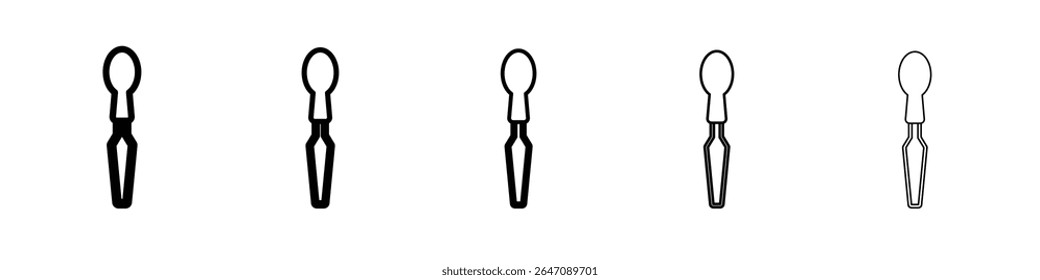 ícone de cinzel símbolo ou ilustração de contorno de vetor