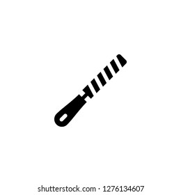 chisel icon vector. chisel sign on white background. chisel icon for web and app