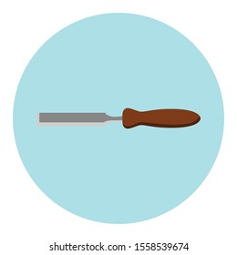 Chisel simple illustration clip art vector