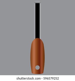 chisel tool icon. flat design