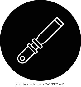 Chisel vector icon. Can be used for printing, mobile and web applications.