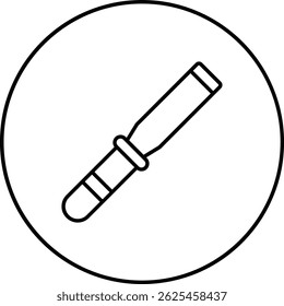 Chisel vector icon. Can be used for printing, mobile and web applications.