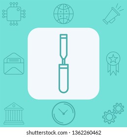 Chisel vector icon sign symbol
