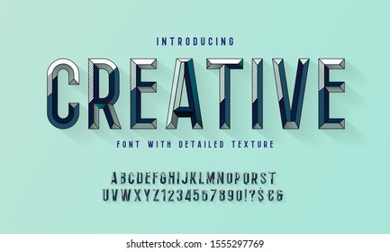 Chiseled block letters. Vector of modern bold font and alphabet. Vintage Alphabet vector 80's, 90's Old style graphic set. Retro Chiseled Alphabet Vector Font. Type letters, numbers.