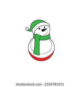 Chistmas Line art vector illustration 2