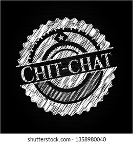 Chit-chat chalk emblem