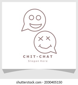 chit-chat logo design template inspiration.