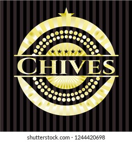 Chives gold emblem