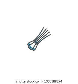 Chives icon design. Gastronomy icon vector illustration design