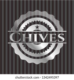 Chives silvery emblem