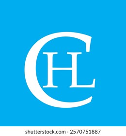 CHL Latter Monogram Simple Logo
