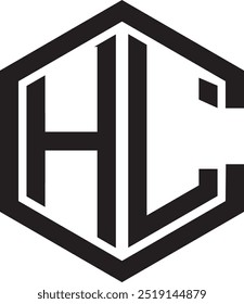Diseño del logotipo del polígono de CHL, icono, archivo del Vector del símbolo 