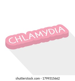 Chlamydia word concept- vector illustration