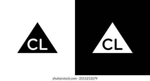 Conjunto de logotipo de cloro blanqueador Vector