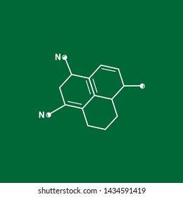 Chlorophyll in plants.sign in the form of chemical formula
