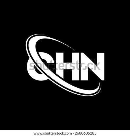 CHN logo. CHN letter. CHN letter logo design. Initials C HN logo linked with circle and uppercase monogram logo. CHN typography for technology, business and real estate brand.