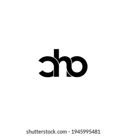 cho letter original monogram logo design
