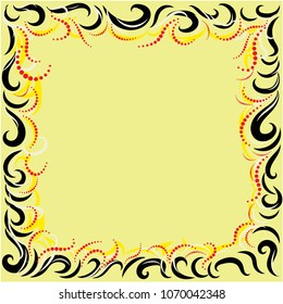 chochloma yelloy pattern