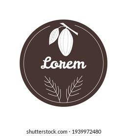 Chocholate Logo Vector. Classic Style