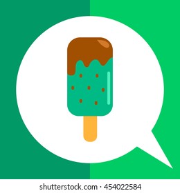 Choc-ice on stick