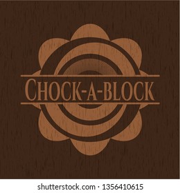 Chock-a-block wooden signboards