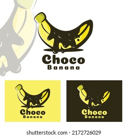 Choco Banana Cute Logo Art