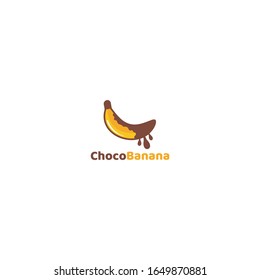 Choco Banana Logo Design Is Simple And Elegant