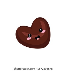 Choco brownie looks so happy