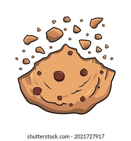 Choco Chips Cookies Illustrations Cartoon