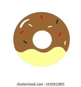 rosquilla de chocolate con colmenillas para el postre