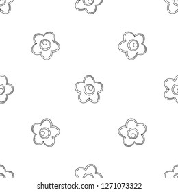 Choco flower icon. Outline illustration of choco flower vector icon for web design isolated on white background