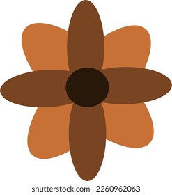 una flor de choco y se ve hermosa