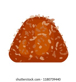 Choco truffle icon. Cartoon of choco truffle vector icon for web design isolated on white background