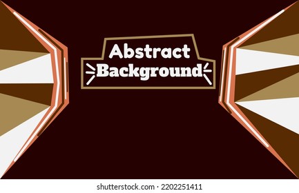 Chocolate abstract geometric background vector
