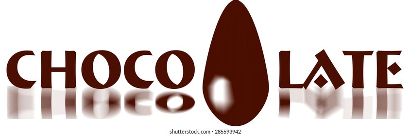 Chocolate activity brown logo vector pattern