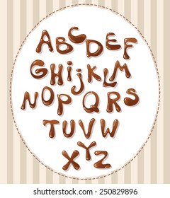 Chocolate alphabet