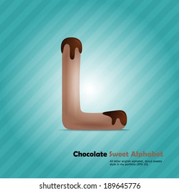 Chocolate alphabet L