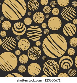 chocolate assortment seamless pattern