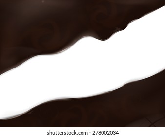 Chocolate background. Vector