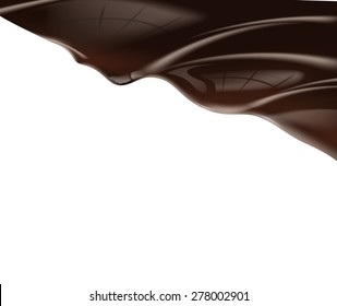 Chocolate background. Vector