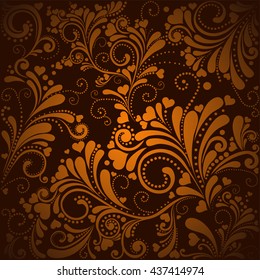 Chocolate background. Vector Illustration 