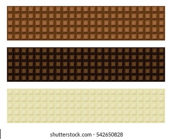 chocolate bar banner set