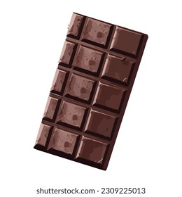 chocolate bar candy design icon isolated