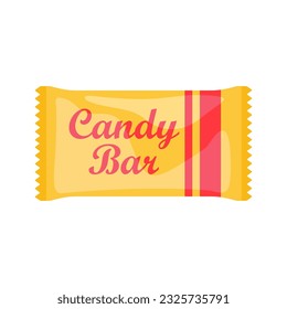 Chocolate bar of candy bar isolated on white background. Sweets snacks bars packages templates. Dessert food vector illustration