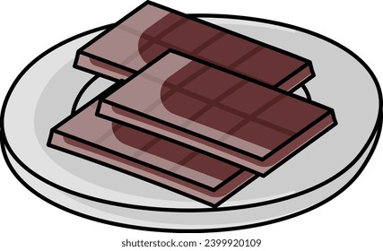 chocolate bar or candy square concept, Milk Caramel wafers vector color icon design, Fastfood symbol, Grab and go meals sign, Takeout takeaway snack stock illustration