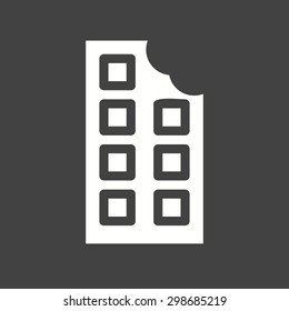 Chocolate, bar, cocoa icon vector image. Can also be used for sweets and confectionery. Suitable for use on web apps, mobile apps and print media.