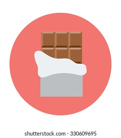 
Chocolate Bar Colored Vector Illustration
