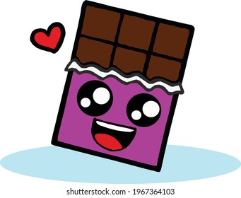Barra De Chocolate Con Cara Cubierta
